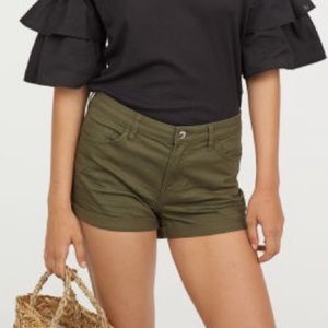 Green HM shorts